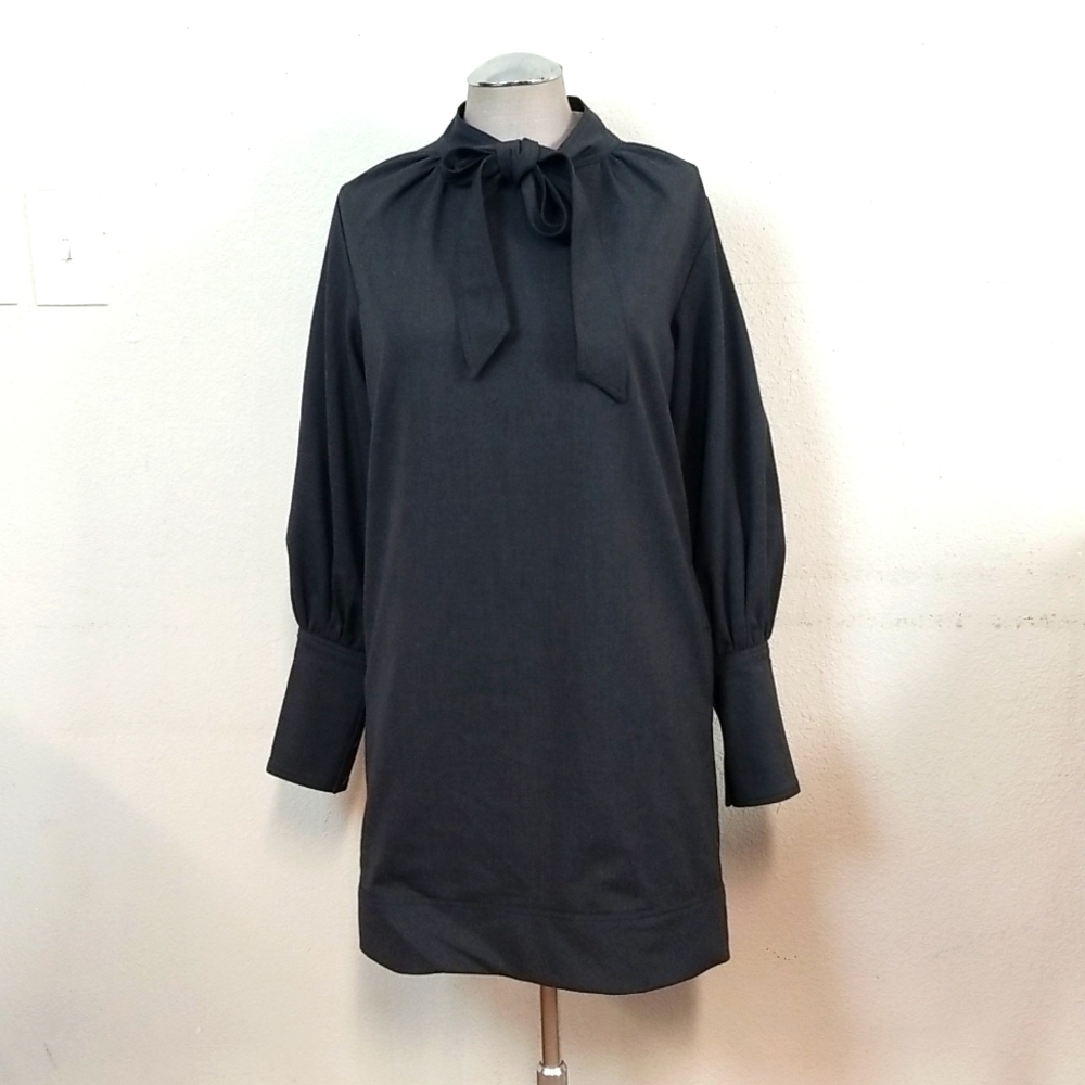 DO-RI New York Gray Long Sleeve Dress Sz 8